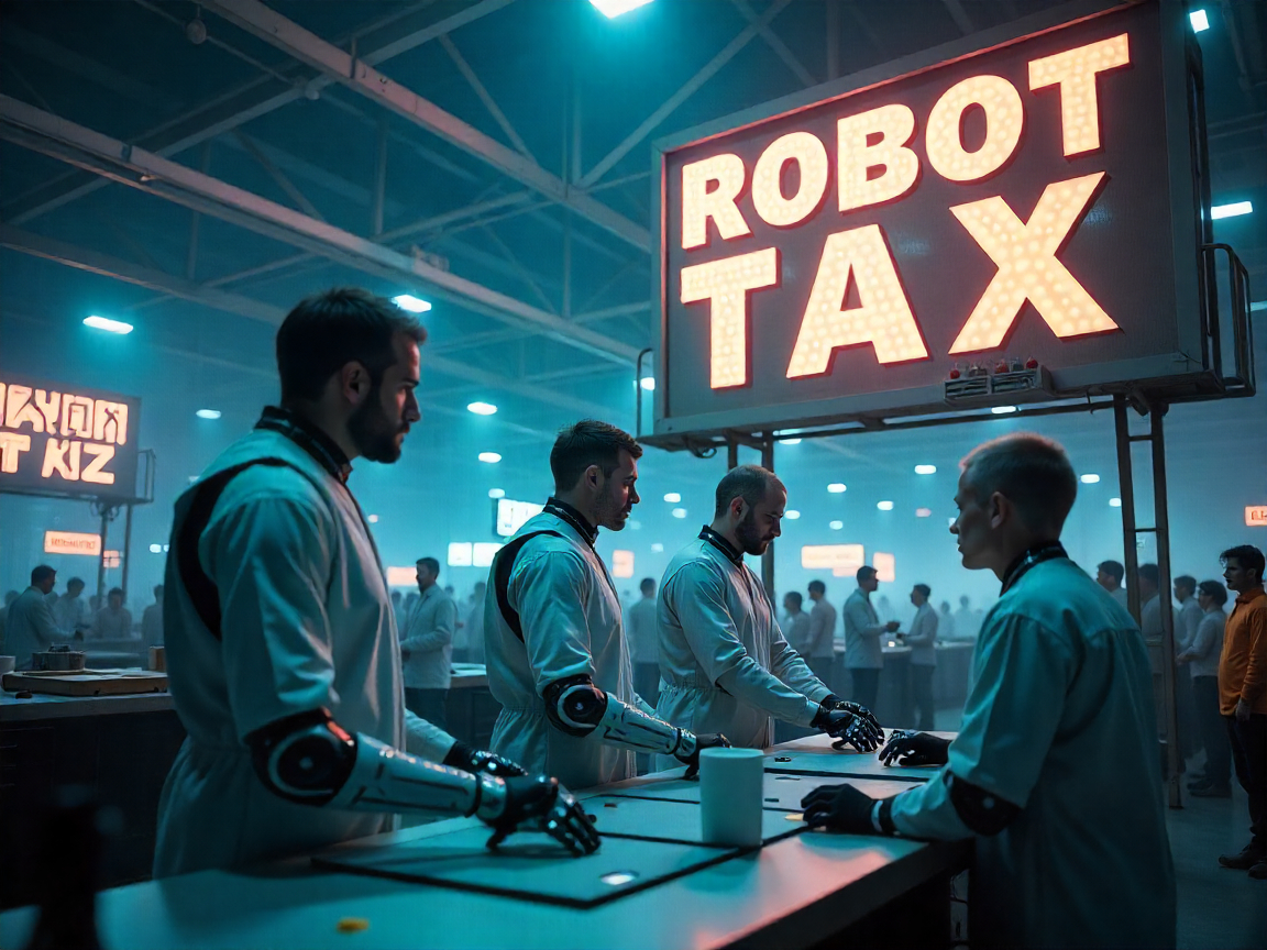 Should Companies Pay a Robot Tax for Automating Jobs?